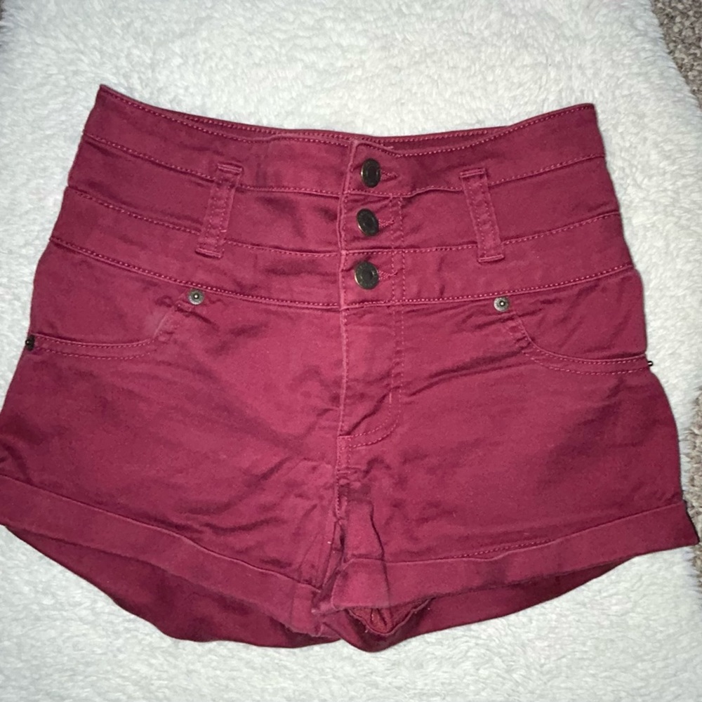 Maroon shorts